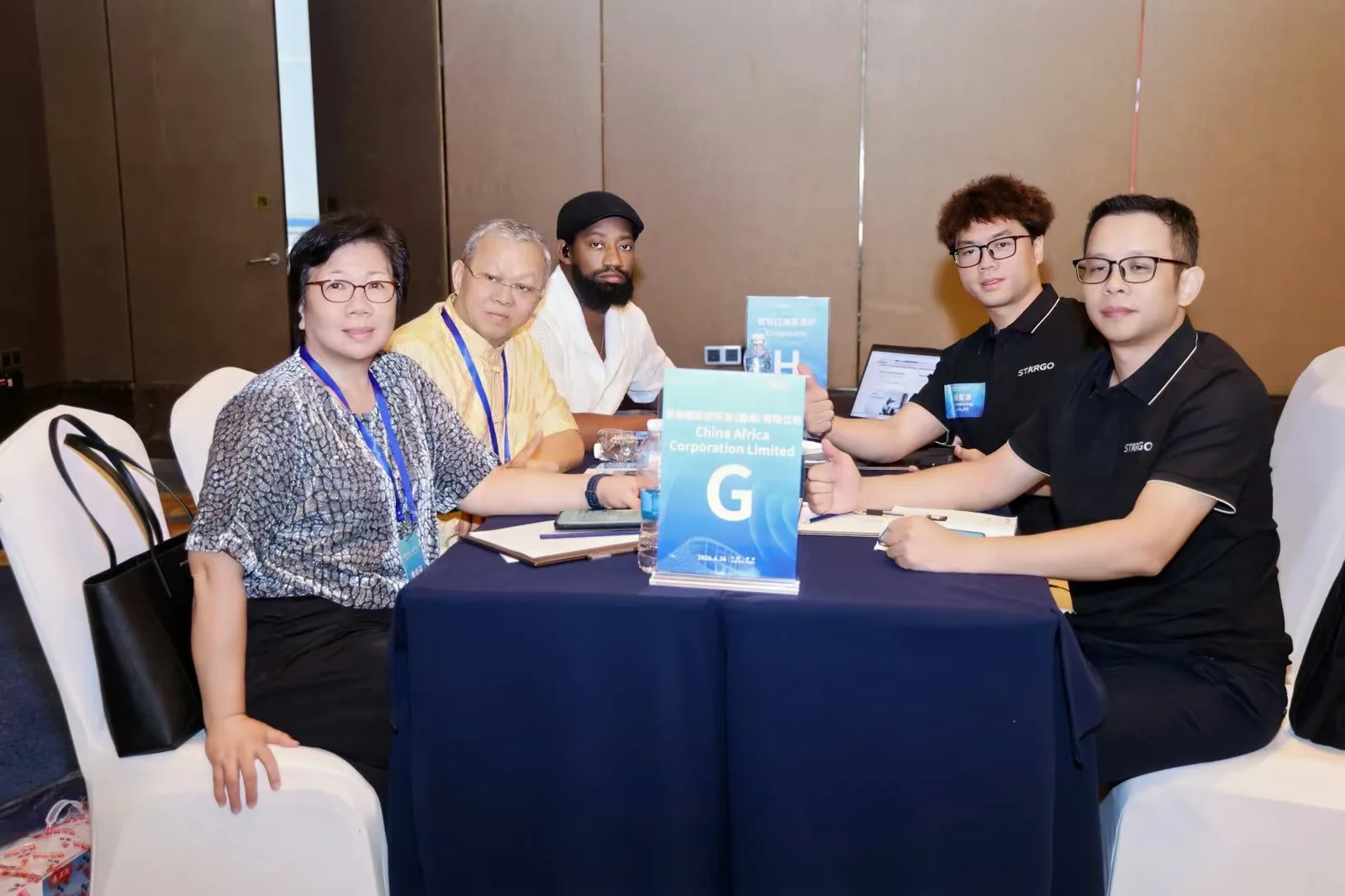 STARGO team in a business matchmaking meeting at Trade Bridge Liuzhou