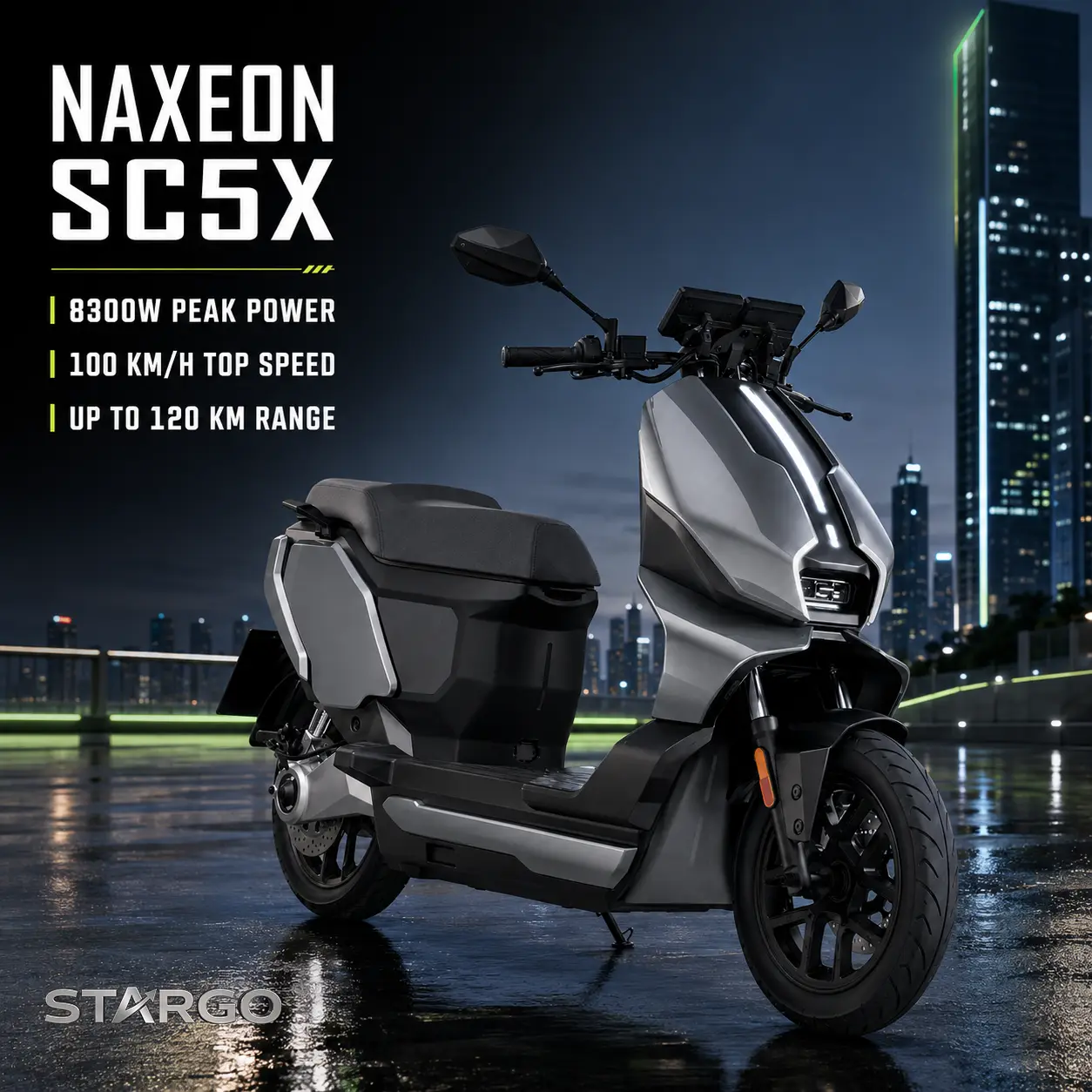 STARGO NAXEON SC5X Premium E-Motorcycle