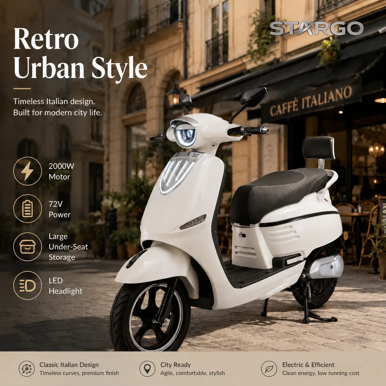 STARGO PARIS Premium E-Motorcycle