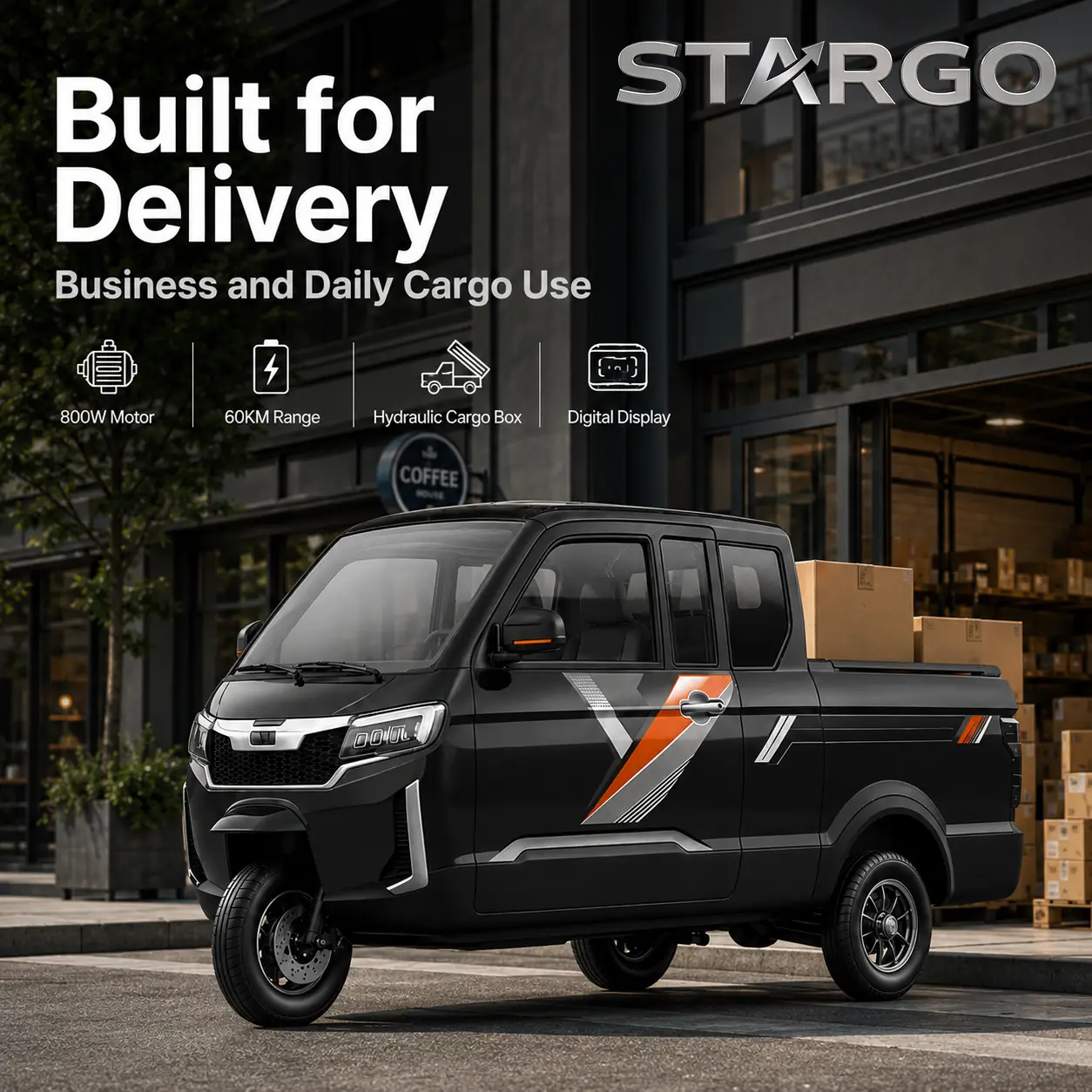 STARGO PICKUP TRICYCLE Utility / Cargo