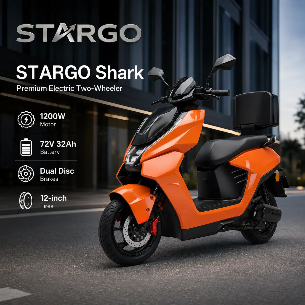 STARGO Shark Premium E-Motorcycle