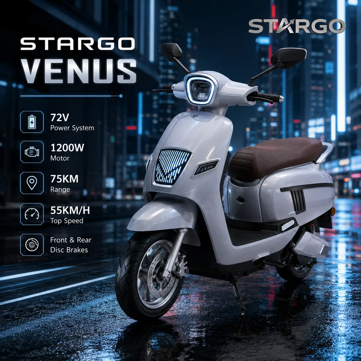 STARGO VENUS Premium E-Motorcycle