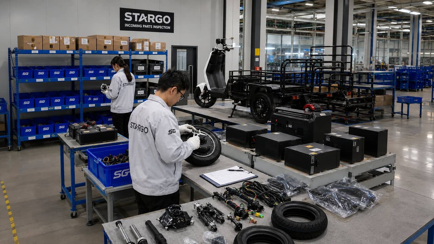 STARGO incoming parts inspection